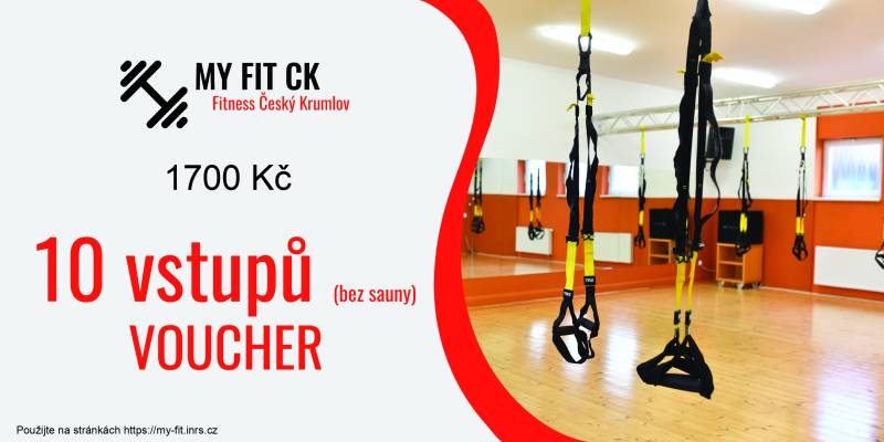 Voucher 10 vstupů bez sauny